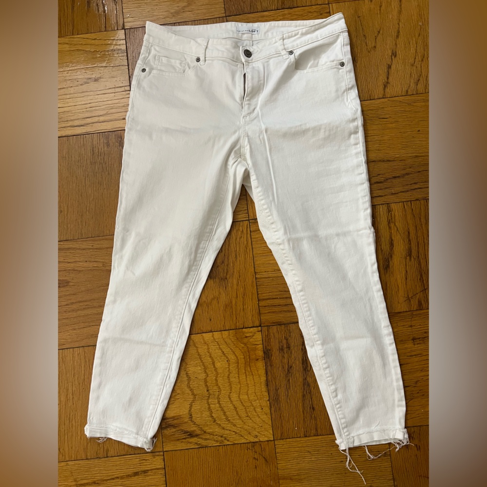 LOFT White Ankle & Cropped Jeans